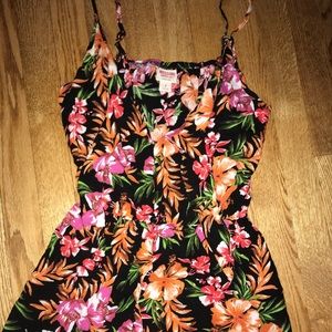 Spaghetti strap romper